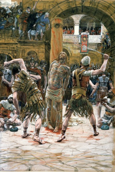 التنظيف ، رسم توضيحي لحياة المسيح ، c.1884-96 (مرحاض وغواش على ورق مقوى) بواسطة جيمس جاك جوزيف تيسو
