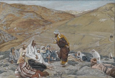 الكاتب يقاوم إغراء يسوع ، توضيح من حياة ربنا يسوع المسيح ، 1886-1894 (مرحاض على الجرافيت على ورق) بواسطة جيمس جاك جوزيف تيسو