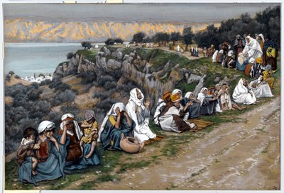 المرضى ينتظرون أن يمر يسوع ، توضيح لحياة المسيح ، c.1884-96 (مرحاض وغواش على ورق مقوى) بواسطة جيمس جاك جوزيف تيسو