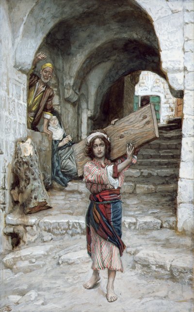 شباب يسوع ، توضيح لحياة المسيح ، c.1886-94 (مرحاض وغواش على ورق مقوى) بواسطة جيمس جاك جوزيف تيسو