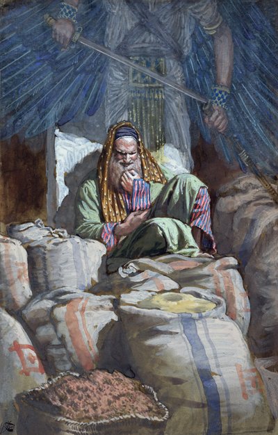 أنت أحمق ، هذه الليلة يجب أن يطلب منك روحك ، توضيح لحياة المسيح ، c.1886-94 (مرحاض وغواش على ورق مقوى) بواسطة جيمس جاك جوزيف تيسو