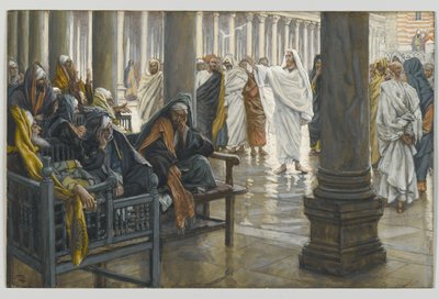 ويل لك أيها الكتبة والفريسيون ، توضيح من حياة ربنا يسوع المسيح ، 1886-1894 (مرحاض فوق الجرافيت على الورق) بواسطة جيمس جاك جوزيف تيسو