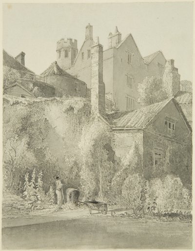 The White Lodge ، شوهد من مدرسة جاردن أوف ذا سيتي (مستشفى الملكة إليزابيث) في سانت بارثولوميو في شارع كريسماس بواسطة جيمس جونسون