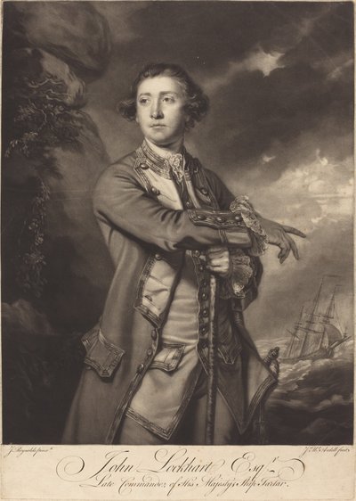 جيمس لوكهارت بواسطة James McArdell after Sir Joshua Reynolds