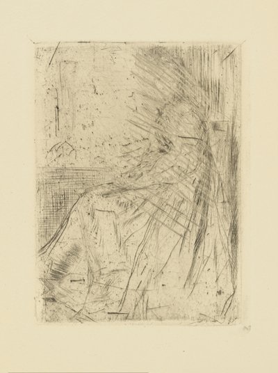 [76] انطباعات من الألواح الملغاة بواسطة Whistler - Maude، Seated. بواسطة جيمس أبوت ماكنيل ويسلر