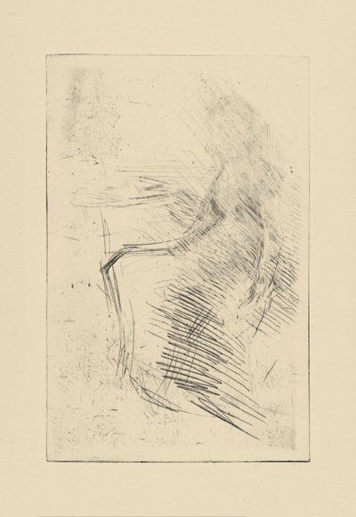 [76] الانطباعات من اللوحات الملغاة بواسطة Whistler - The Desk. بواسطة James Abbott McNeill Whistler