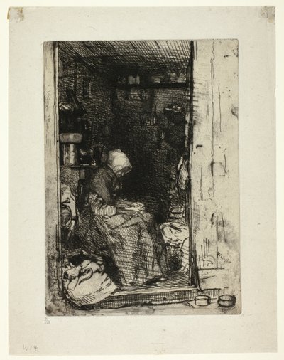 La Vieille aux Loques (المرأة العجوز ذات الخرق) بواسطة جيمس أبوت ماكنيل ويسلر