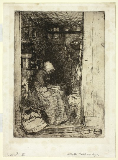 La Vieille aux Loques (المرأة العجوز ذات الخرق) بواسطة جيمس أبوت ماكنيل ويسلر