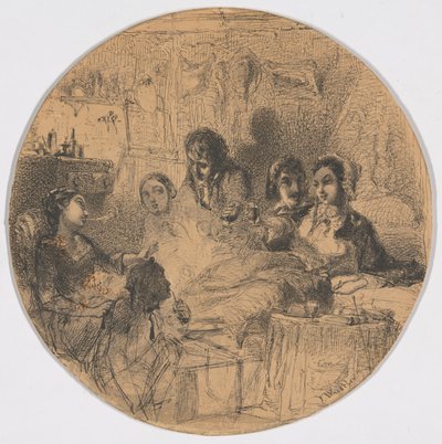 مشهد من الحياة البوهيمية بواسطة جيمس ماكنيل ويسلر