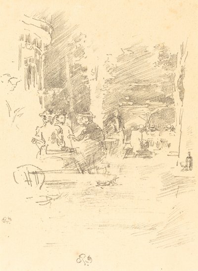 The Little Cafe au Bois بواسطة جيمس أبوت ماكنيل ويسلر