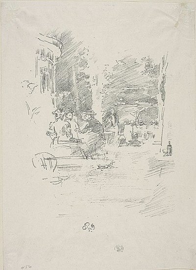 The Little Cafe au Bois بواسطة جيمس أبوت ماكنيل ويسلر