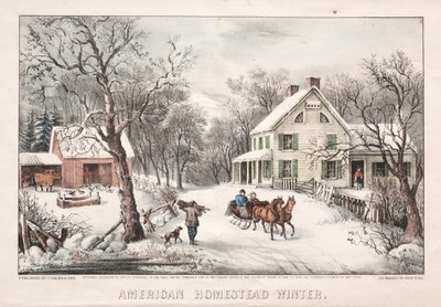 المسكن الأمريكي ، شتاء ، 1868. بواسطة جيمس ميريت آيفز