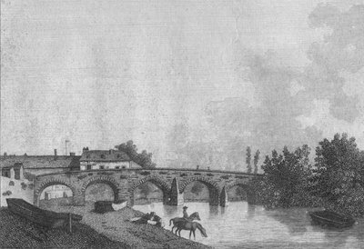 جسر ميدستون ، كينت. رر. 2 ، 1787 بواسطة جيمس نيوتن