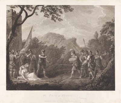سقوط أغانيكا ، 1783 بواسطة جيمس باركر