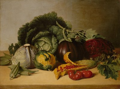 باقية على قيد الحياة: بلسم التفاح والخضروات ، كاليفورنيا. 1820s. بواسطة جيمس بيل