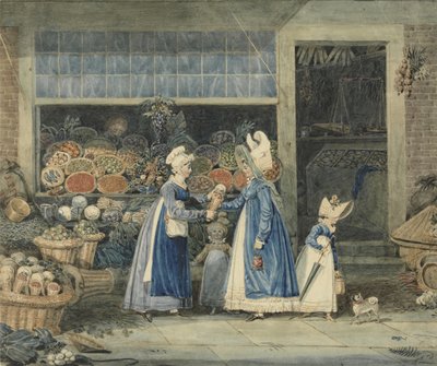 The Greengrocer (قلم ومرحاض على ورق) بواسطة جيمس بولارد