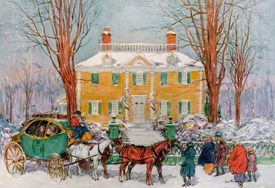 Longfellow House ، كامبريدج ، ماساتشوستس ، الولايات المتحدة الأمريكية ، القرن الثامن عشر 1921. بواسطة جيمس بريستون