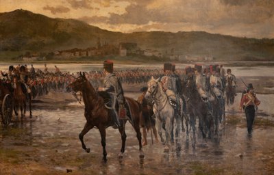 ممر بيداسوا بواسطة جيش ويلينجتون 7 أكتوبر 1813 بواسطة جيمس برينسيب بيدل