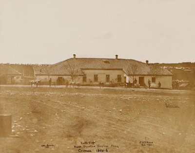 North View Head Quarters English Army ، حوالي 1855 (صورة) بواسطة جيمس روبرتسون