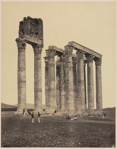 معبد جوبيتر أوليمبيوس ، ج. 1853. بواسطة جيمس روبرتسون