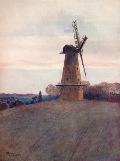 "Aylmer's Mill، Ockley" ، 1912 ، 1914 بواسطة جيمس إس أوجيلفي