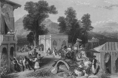 وفاة المطران هيبر 1846 بواسطة جيمس ساندز