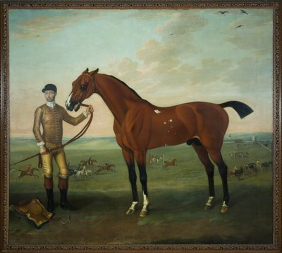 Flying Childers with a groom on Newmarket Heath, c.1722-25 (oil on canvas) بواسطة جيمس سيمور