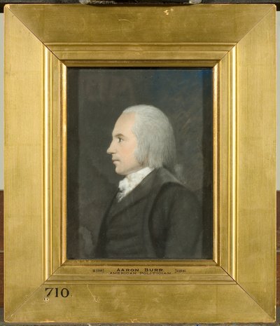 آرون بور ، 1797 (باستيل ملون على ورق رمادي) بواسطة جيمس شارلز