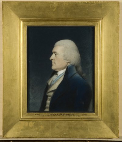 Thomas Jefferson, c.1797 (pastel on grey paper) بواسطة جيمس شارلز