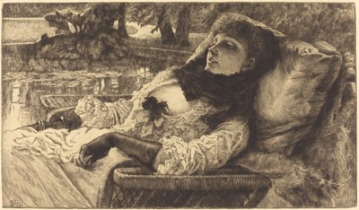 سهرة صيفية Soiree d'ete ، 1882. بواسطة جيمس تيسو