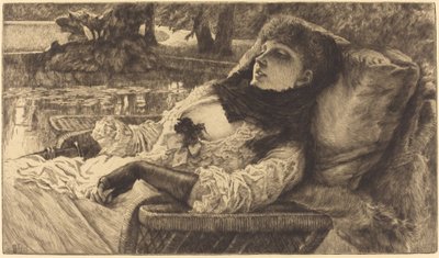 سهرة صيفية Soiree d'ete ، 1882. بواسطة جيمس تيسو