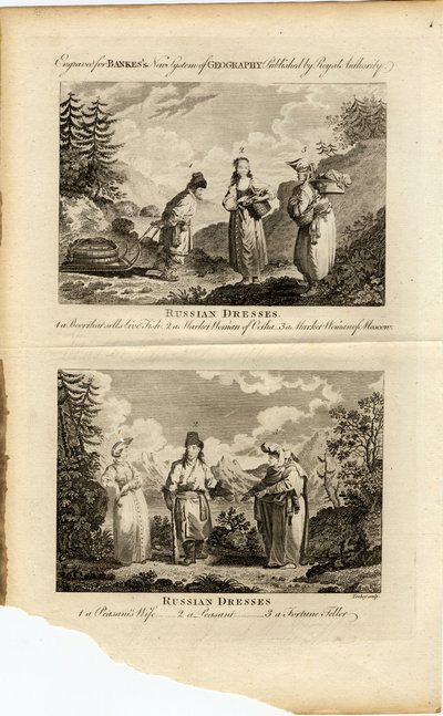 فساتين روسية ، كاليفورنيا 1775 بواسطة جيمس توكي
