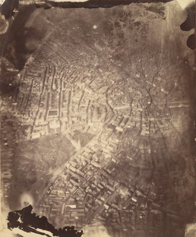 بوسطن من منطاد الهواء الساخن ، 1860. بواسطة جيمس والاس بلاك