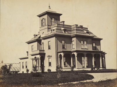 البيت الفيكتوري ، كاليفورنيا. 1860. بواسطة جيمس والاس بلاك