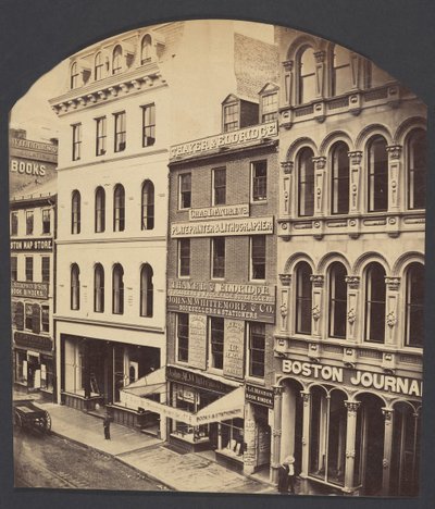 شارع واشنطن ، بوسطن ، كاليفورنيا. 1860. بواسطة جيمس والاس بلاك