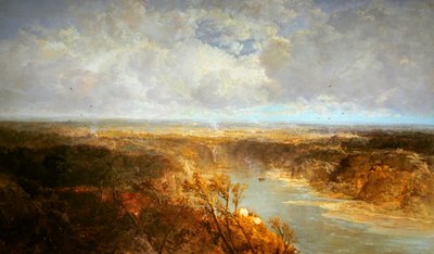 منظر لنهر Swale (زيت على لوح) بواسطة جيمس ويب