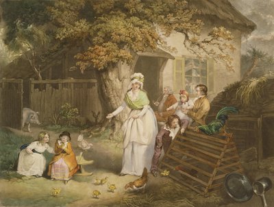 معتكف المواطنون ، 1796 (الميزوتنت الملون) بواسطة جيمس بعد وارد