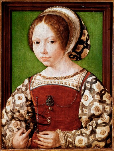 صورة لأميرة شابة ، ربما تكون دوروثيا من الدنمارك (صورة بواسطة يناير (1472 - 1533) جوسارت