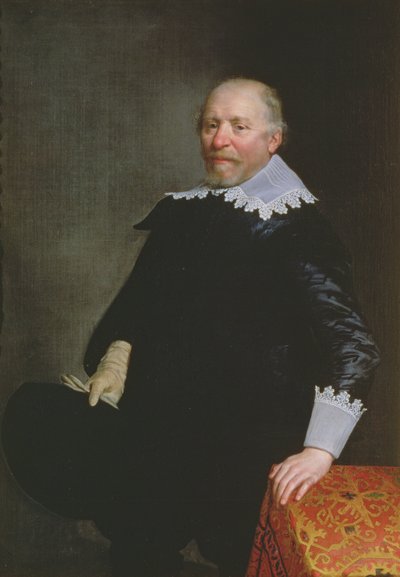 صورة لدانيال هينسيوس (1580-1655) ، باحث وشاعر كلاسيكي هولندي بواسطة Jan Anthonisz. van Ravesteyn