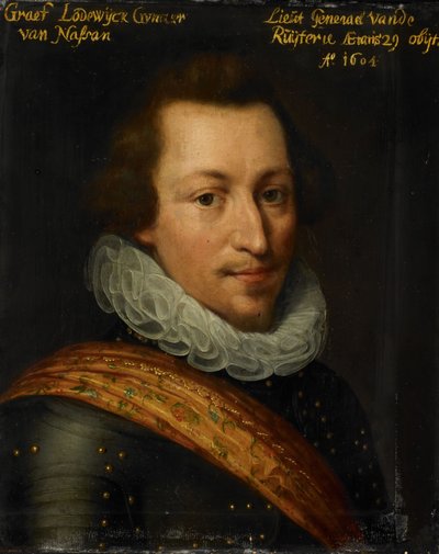 بورتريه للويس غونتر، حوالي 1609-1633 (زيت على لوحة) بواسطة جان أنتونيس. فان رافيستين