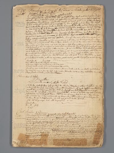 دفتر ملاحظات Jan Brandes (1743-1808) ، 1787-1790. بواسطة جان برانديز