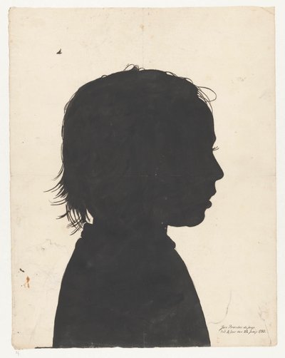 Silhouetportret جان برانديس جونيور بواسطة جان برانديز