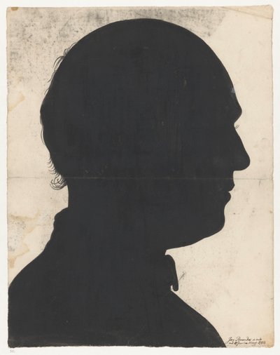 Silhouetportret فان جان برانديس بواسطة جان برانديز
