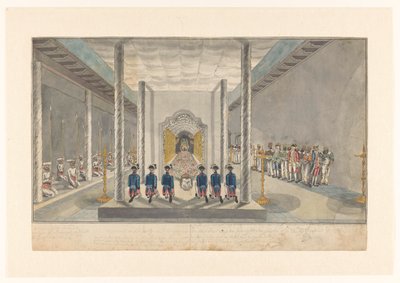 وفد VOC في لقاء مع الملك كاندي ، Sri Rajadi Raja Sinha بواسطة جان برانديز