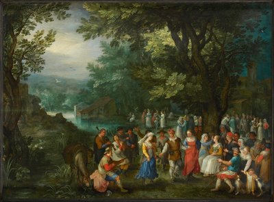 رقص الزفاف ، 1596. بواسطة جان بروغل الأكبر