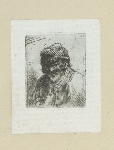 Bebaarde oude man التقى المكسرات العمل الكامل للنقش لجون شالون / Oeuvre Complette des Eaux Fortes par Jean Chalon (عنوان السلسلة) بواسطة كريستيان جوزي