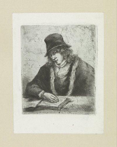 رجل Lezende يضع حواجب العمل الكامل للنقش لجون شالون / Oeuvre Complette des Eaux Fortes par Jean Chalon (عنوان السلسلة) بواسطة كريستيان جوزي