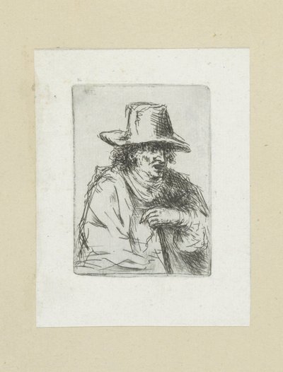 الرجل يضع hoge hoed في الأوراق المالية العمل الكامل للنقش بواسطة John Chalon / Oeuvre Complette des Eaux Fortes par Jean Chalon (عنوان السلسلة) بواسطة كريستيان جوزي