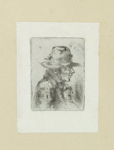 الرجل يضع الخنزير في hoge ، إعادة rechts العمل الكامل للنقش لجون شالون / Oeuvre Complette des Eaux Fortes par Jean Chalon (عنوان السلسلة) بواسطة كريستيان جوزي