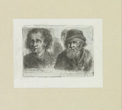 Twee mannen العمل الكامل للنقش لجون شالون / Oeuvre Complette des Eaux Fortes par Jean Chalon (عنوان السلسلة) بواسطة كريستيان جوزي
